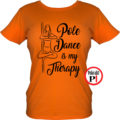 rúdtánc póló therapy narancs