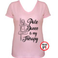 rúdtánc póló therapy pink