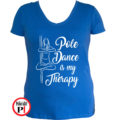 rúdtánc póló therapy kék