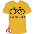 biciklis póló bike forever citrom