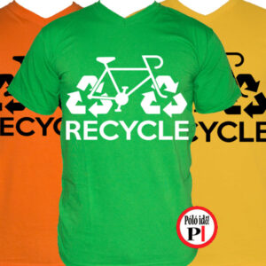biciklis póló recycle