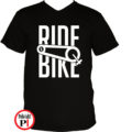 biciklis póló ride bike fekete