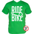 biciklis póló ride bike zöld