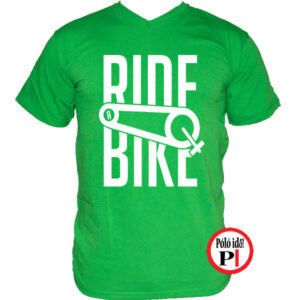 biciklis póló ride bike zöld
