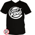 drift king póló autós fekete