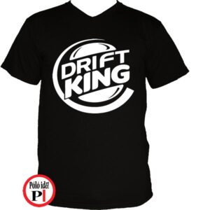 drift king póló autós fekete