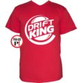 drift king póló autós piros