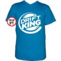 drift king póló autós világos kék