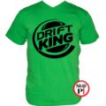 drift king póló autós zöld