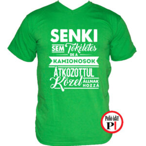 kamionos póló tökéletes zöld