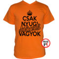 autószerelő póló csak nyugi narancs