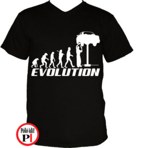 autószerelő póló evolúció fekete