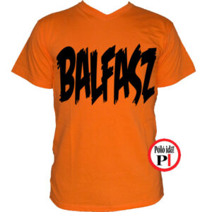 balfasz póló férfi narancs
