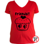bff póló süti 2 piros