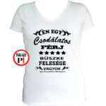 büszke feleség családi póló fehér