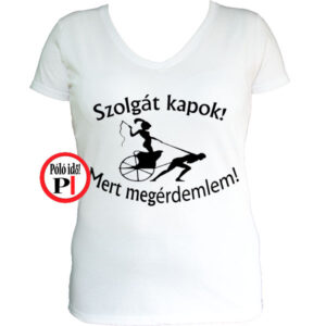 rabszolga lánybúcsú póló fehér