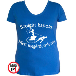 rabszolga lánybúcsú póló kék
