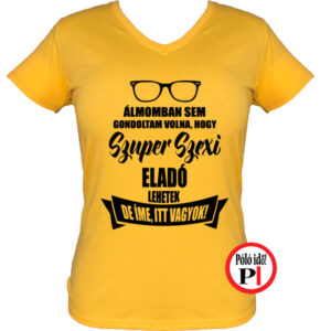 pultos póló női citrom