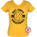 röplabda póló volleyball citrom