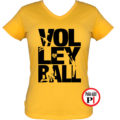 röplabdás póló volleyball citrom