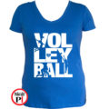 röplabdás póló volleyball kék