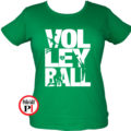 röplabdás póló volleyball zöld