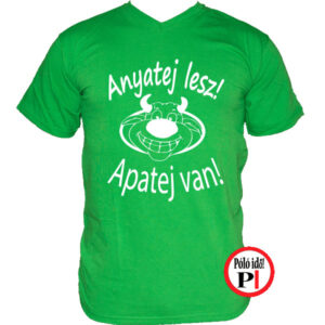Apa tejfakasztó póló zöld