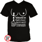 Igyunk tejfakasztó póló fekete