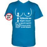 Igyunk tejfakasztó póló vkék
