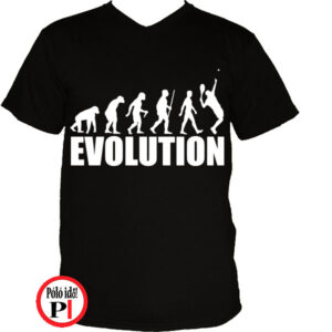 teniszpóló evolúció férfi fekete
