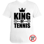 teniszpóló king fehér