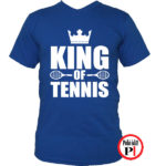 teniszpóló king kék