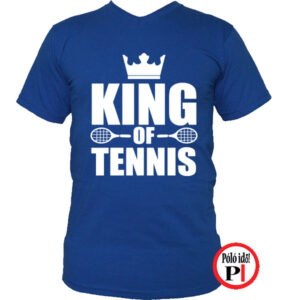 teniszpóló king kék