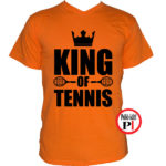teniszpóló king narancs