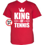 teniszpóló king piros