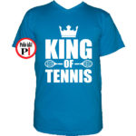 teniszpóló king v kék