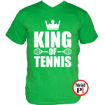 teniszpóló king zöld