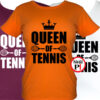 teniszpóló queen
