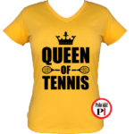 teniszpóló queen citrom