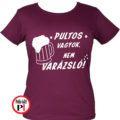 varázsló pultos póló burgundi