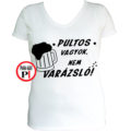 varázsló pultos póló fehér