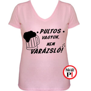 varázsló pultos póló pink