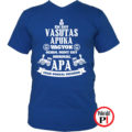vasutas apa póló kék