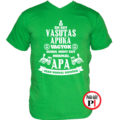 vasutas apa póló zöld