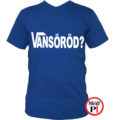 vicces piás vansöröd póló kék