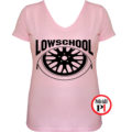 autós női póló lowschool pink