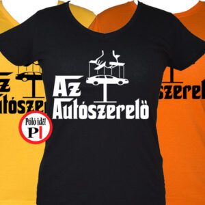 Keresztapa autószerelő női póló