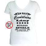 büszke anya családi póló fehér