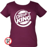 drift king női póló burgundi
