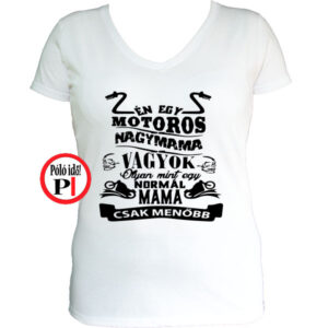 mama motoros póló családi fehér